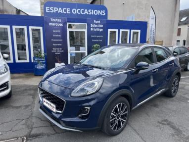 Voir le détail de l'offre de cette FORD Puma 1.0 Flexifuel 125ch S&S mHEV Titanium de 2023 en vente à partir de 219.25 €  / mois