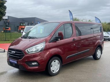 Voir le détail de l'offre de cette FORD Transit Custom Kombi 320 L2H1 2.0 EcoBlue 130ch mHEV Trend Business 7cv de 2021 en vente à partir de 444.97 €  / mois