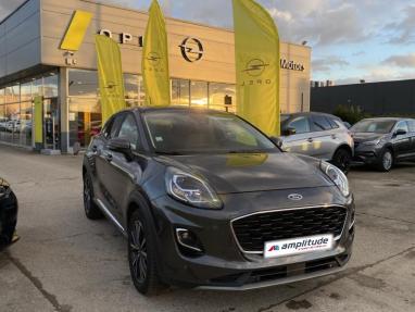 Voir le détail de l'offre de cette FORD Puma 1.0 EcoBoost 125ch S&S mHEV Titanium Powershift de 2022 en vente à partir de 18 889 € 