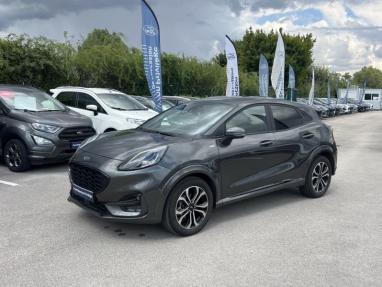 Voir le détail de l'offre de cette FORD Puma 1.0 Flexifuel 125ch S&S mHEV ST-Line de 2024 en vente à partir de 237.55 €  / mois